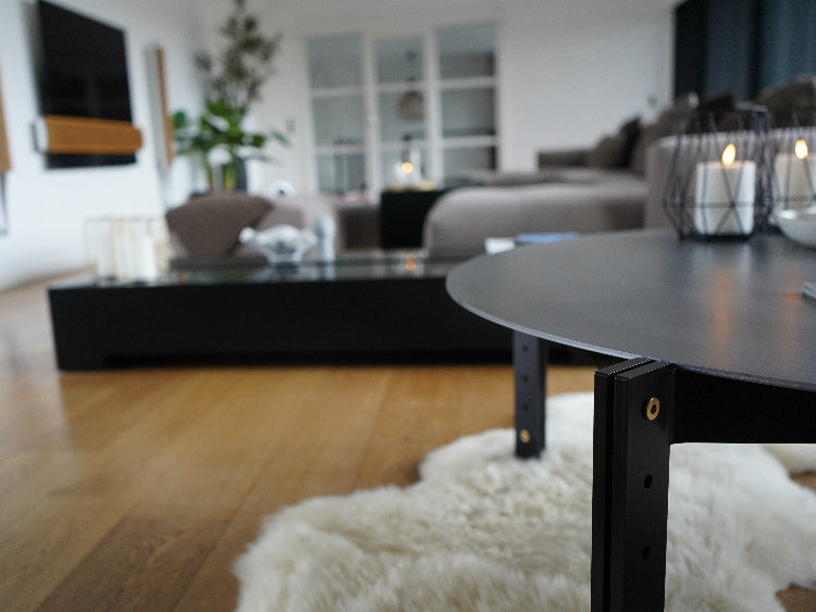 Soffbord i stål – AXIS & BAZE i exklusiv dansk design