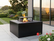 Lägereldgrill svartlackerad CUBY 80 × 80 × 40 cm