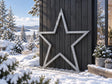 Stjärna i galvaniserat stål – juldekoration