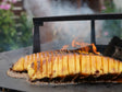Lägereldsgrill i galvaniserat stål CUBY – 60 × 60 × 80 cm