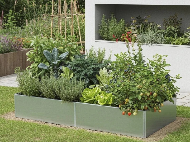 EDGY odlingslåda med sallat, örter och bär