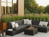 Utomhus loungesoffa i moduldesign